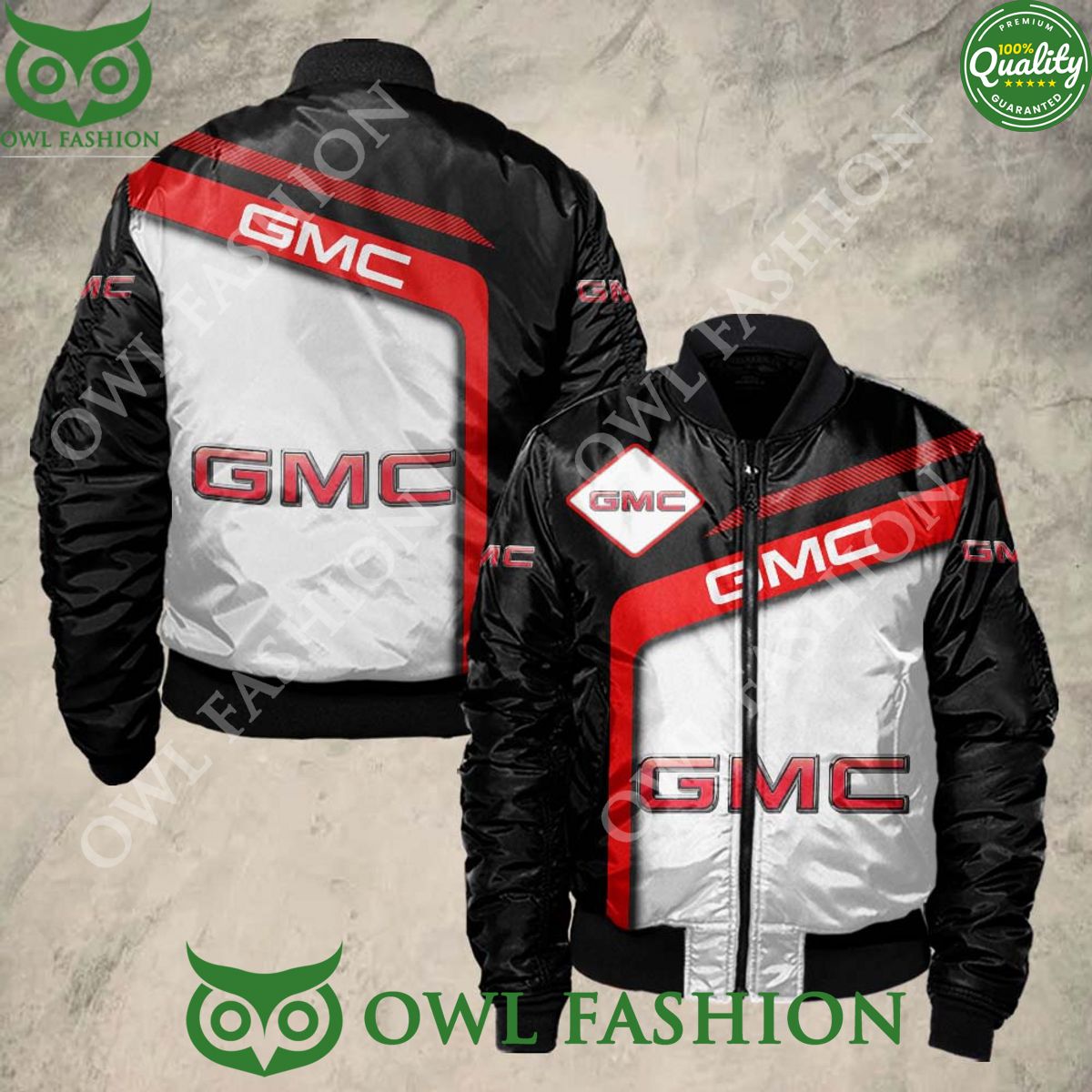 Limited GMC Car Logo Brand 3D Bomber Jacket - Adult & Kids T-Shirts, Sweatshirts & Hoodies apparel design preview 1