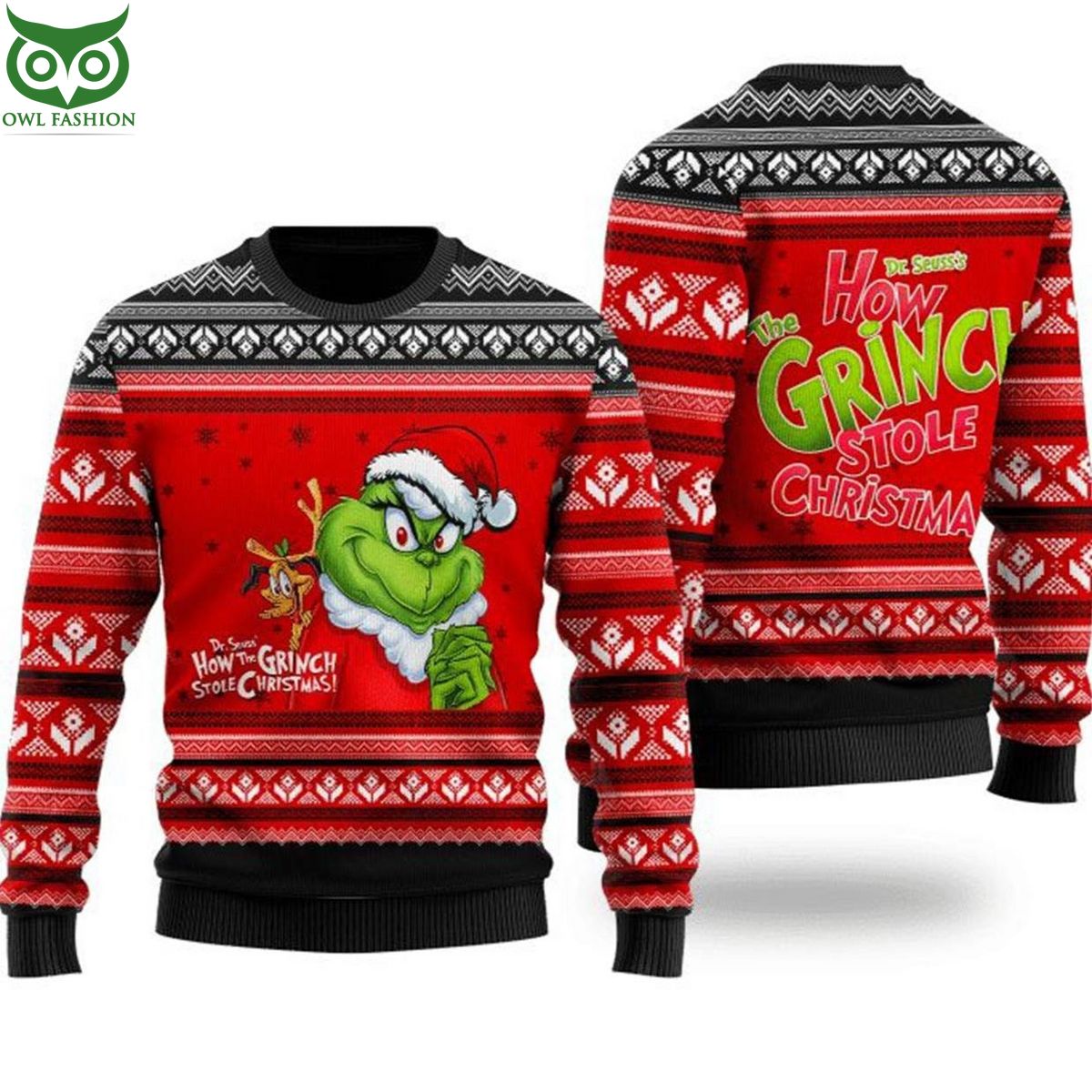 Limited How The Grinch Stole Christmas Ugly Xmas - Adult & Kids T-Shirts, Sweatshirts & Hoodies apparel design preview 1