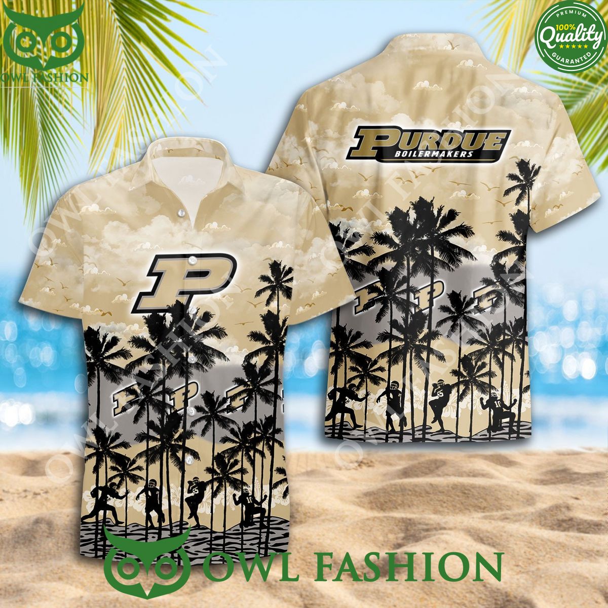 Limited version Purdue Boilermakers Hawaiian Trending - Adult & Kids T-Shirts, Sweatshirts & Hoodies apparel design preview 1