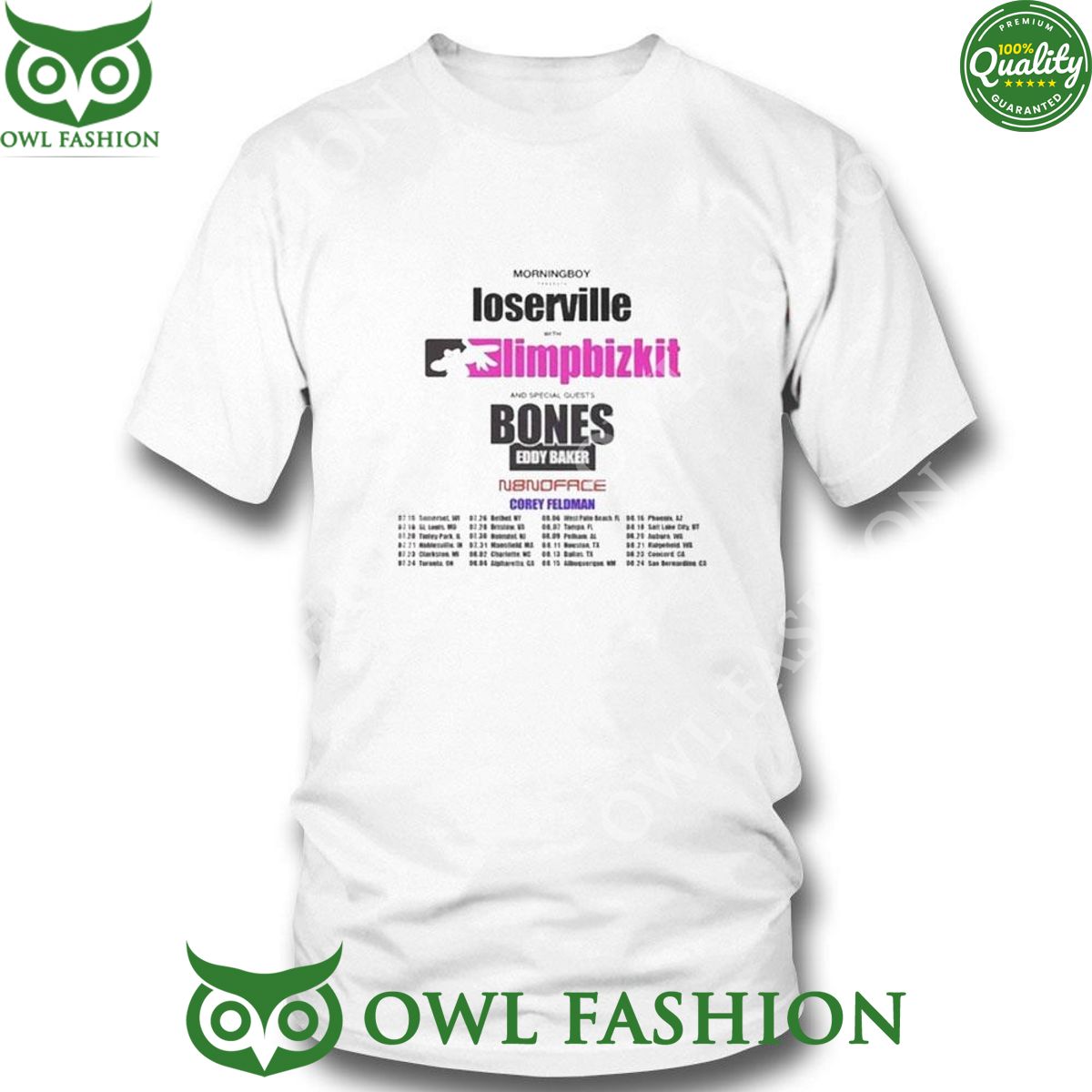 Limp Bizkit 2024 Loserville Tour - Adult & Kids T-Shirts, Sweatshirts & Hoodies apparel design preview 1