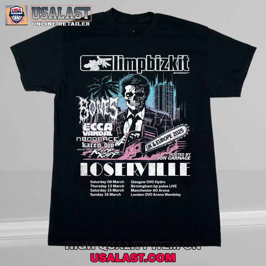 Limp Bizkit Tour 2025 - Adult & Kids T-Shirts, Sweatshirts & Hoodies apparel design preview 1