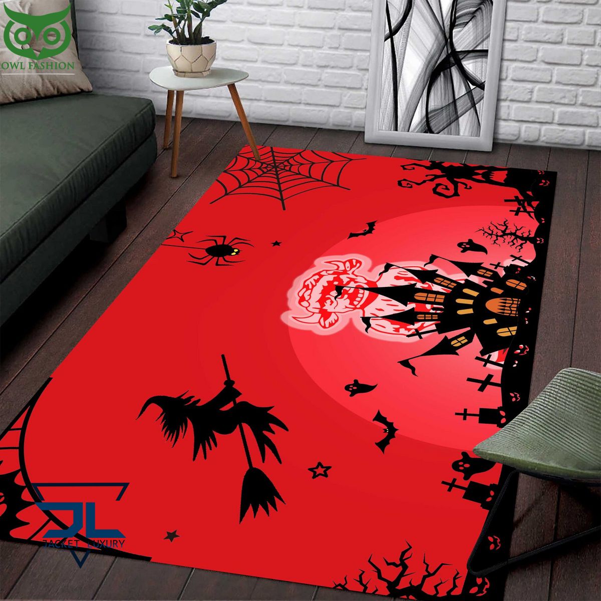 Lincoln City F.C EFL Halloween Carpet Rug - Adult & Kids T-Shirts, Sweatshirts & Hoodies apparel design preview 1