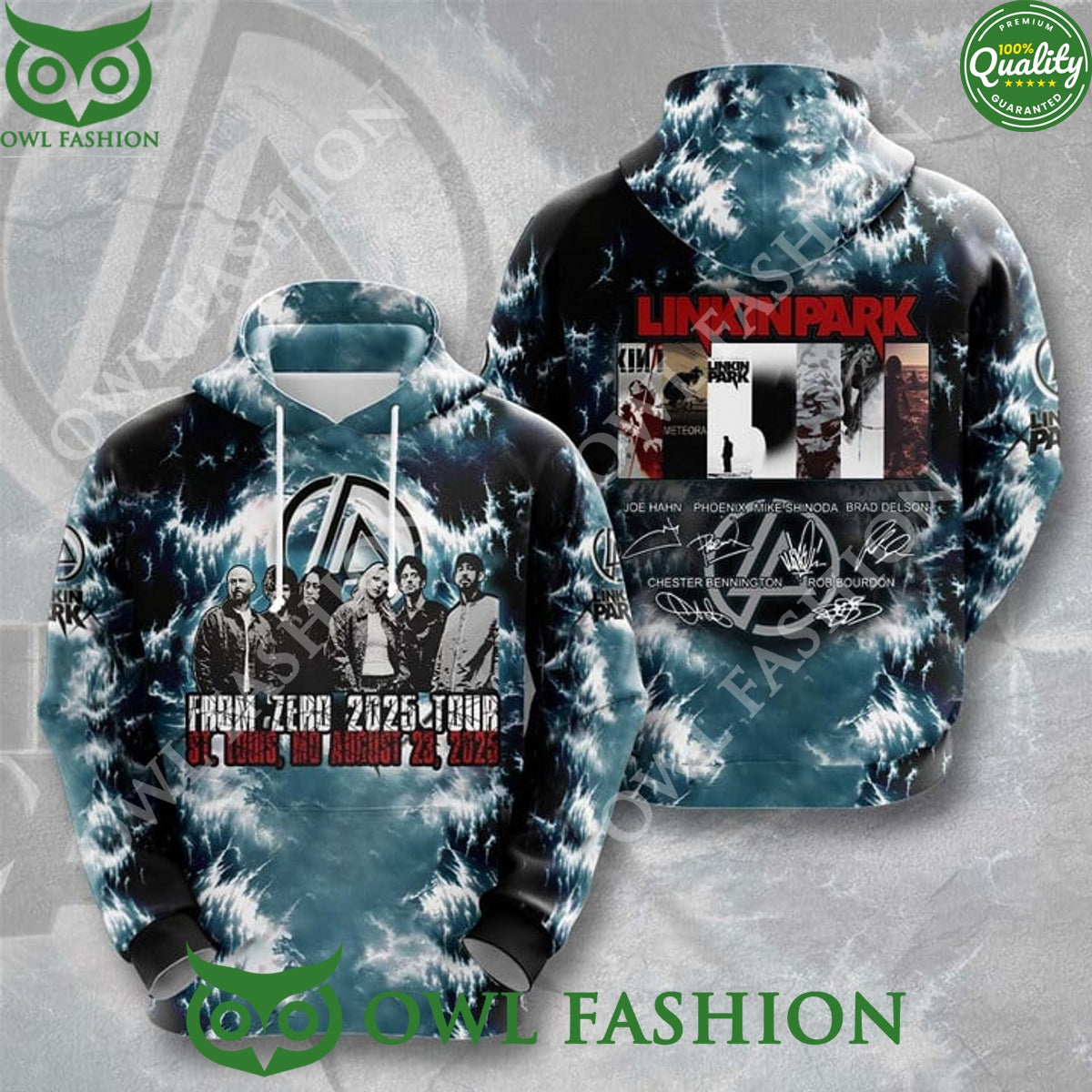 Linkin Park From Zero 2025 Tour Albums Xero Armstrong - Adult & Kids T-Shirts, Sweatshirts & Hoodies apparel design preview 1