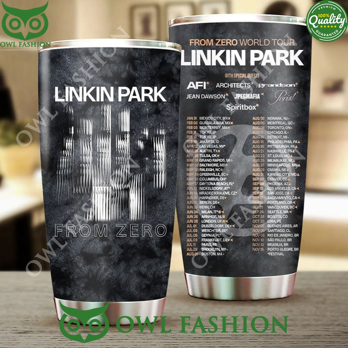 LINKIN PARK From Zero World Tour 2024 AFI Spiritbox - Adult & Kids T-Shirts, Sweatshirts & Hoodies apparel design preview 1