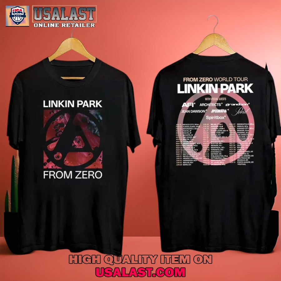 Linkin Park From Zero World Tour 2025 - Adult & Kids T-Shirts, Sweatshirts & Hoodies apparel design preview 1