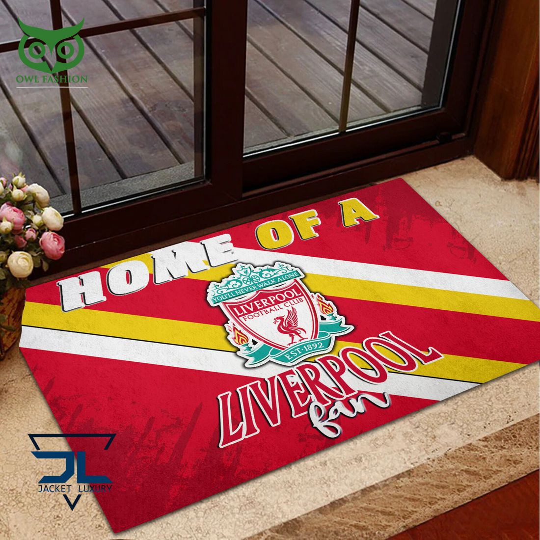 Liverpool F.C Premier League Custom Doormat - Adult & Kids T-Shirts, Sweatshirts & Hoodies apparel design preview 1