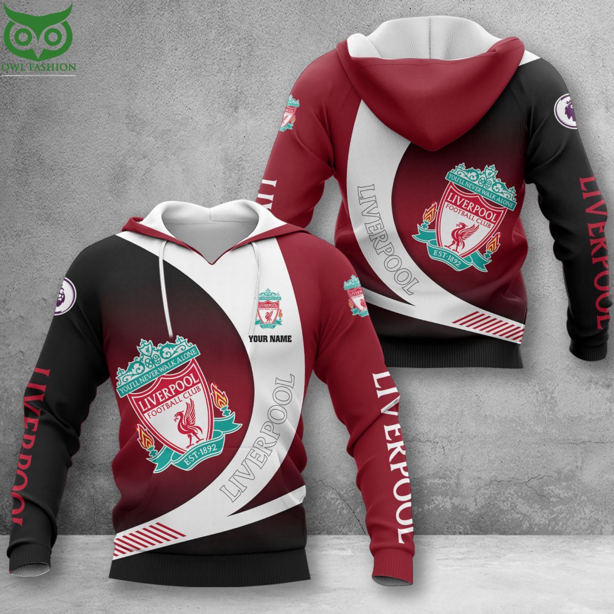 Liverpool F.C Premier League - Adult & Kids T-Shirts, Sweatshirts & Hoodies apparel design preview 1
