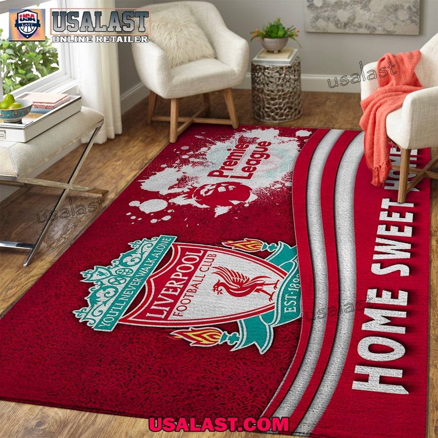 Liverpool FC Home Sweet Rectangular Rug - Adult & Kids T-Shirts, Sweatshirts & Hoodies apparel design preview 1