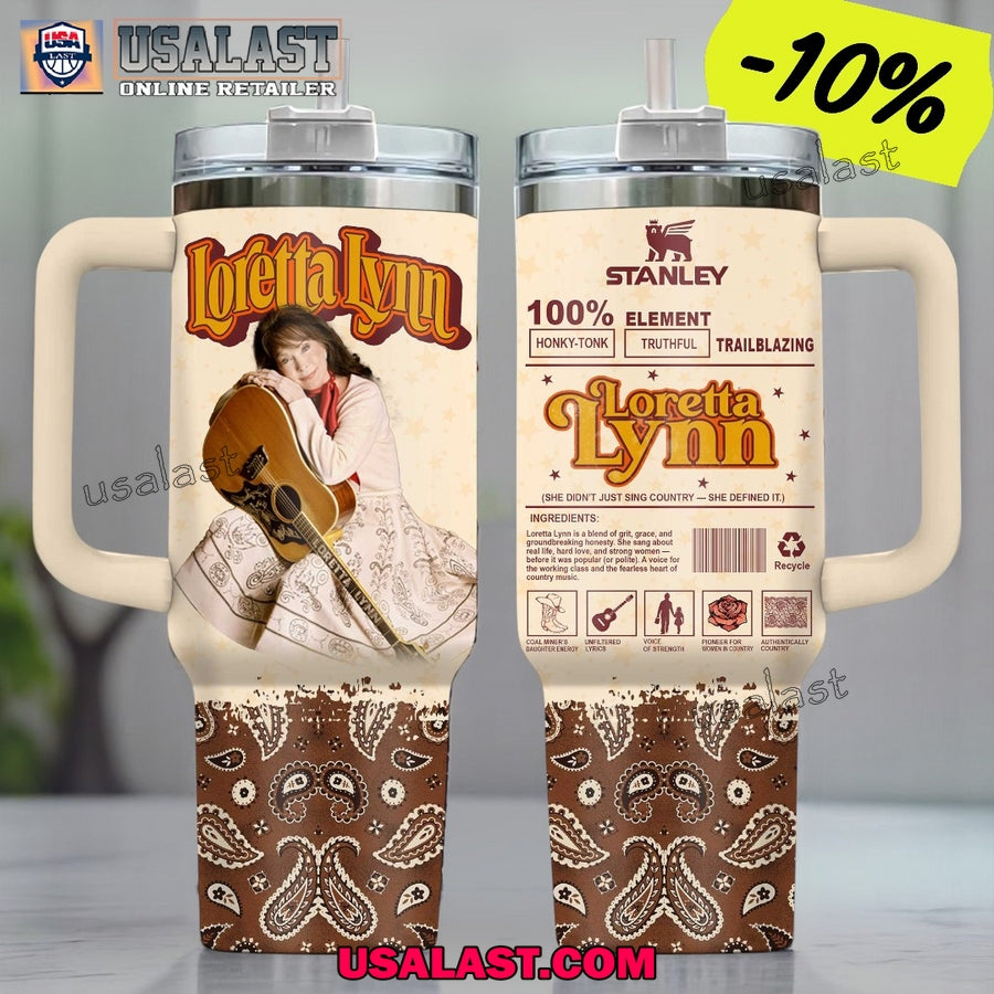 Loretta Lynn Premium 40oz Tumbler - Adult & Kids T-Shirts, Sweatshirts & Hoodies apparel design preview 1