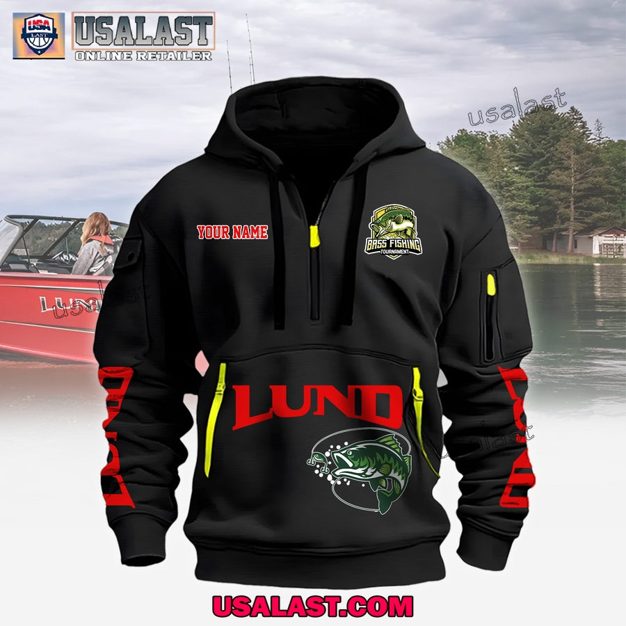 Lund Boats Fishing Custom Name Heavy - Adult & Kids T-Shirts, Sweatshirts & Hoodies apparel design preview 1