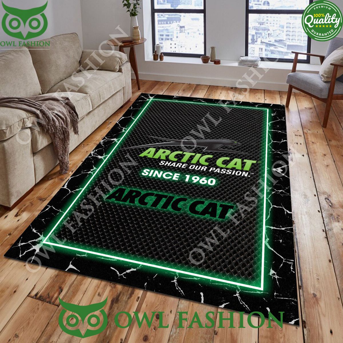 Luxury Motor Brand Arctic Cat Living Room Carpet Rug - Adult & Kids T-Shirts, Sweatshirts & Hoodies apparel design preview 1