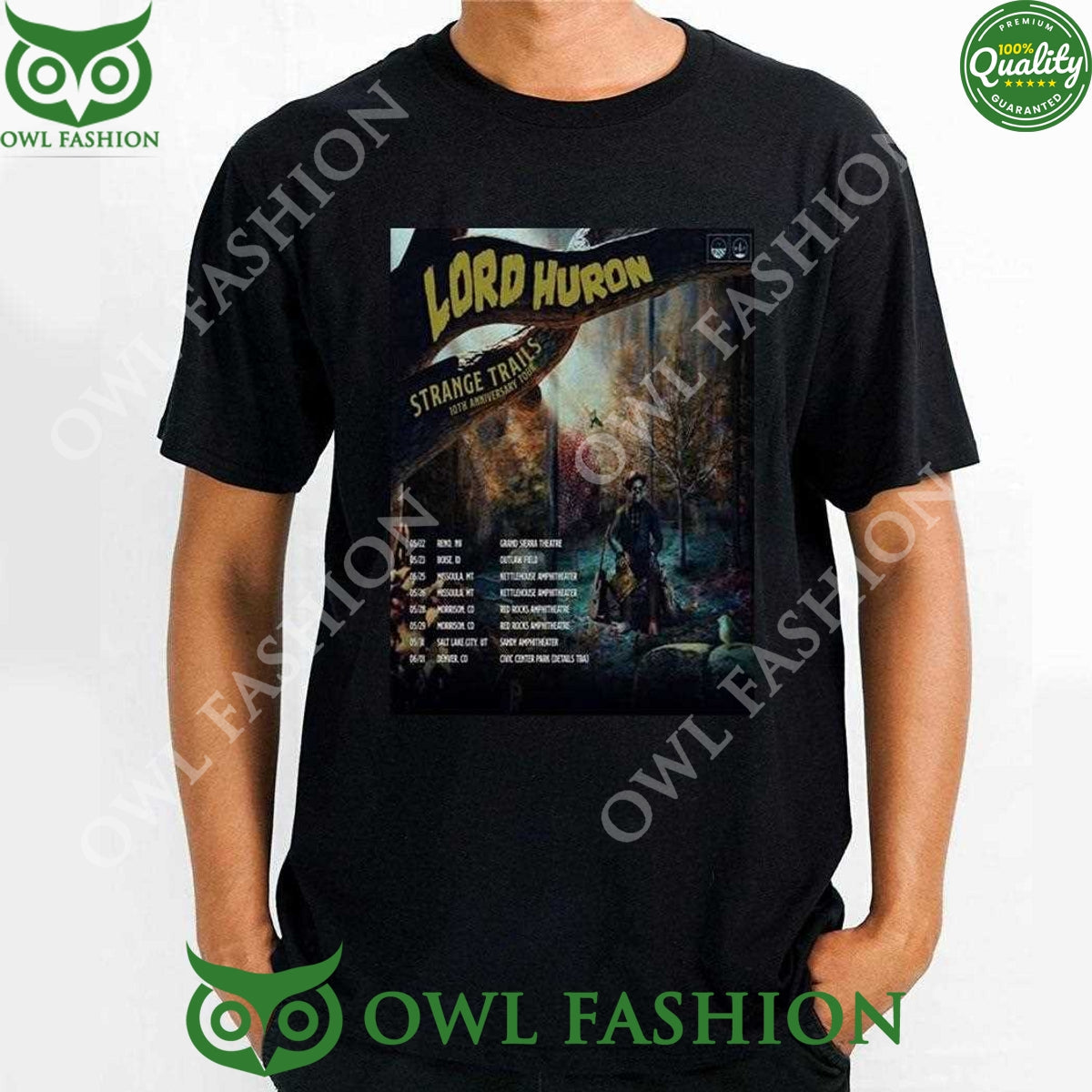 Strange Trails Lord Huron 10th Anniversary Tour 2025 - Adult & Kids T-Shirts, Sweatshirts & Hoodies apparel design preview 1