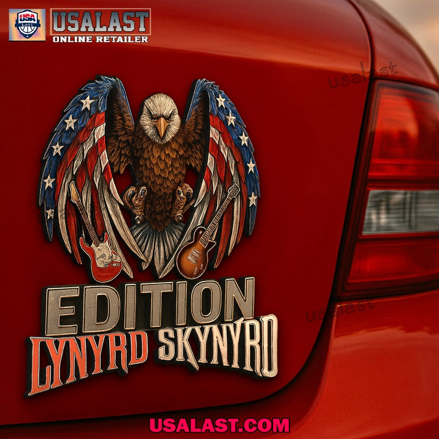 Lynyrd Skynyrd Edition Custom 3D Car Badge Sticker - Adult & Kids T-Shirts, Sweatshirts & Hoodies apparel design preview 1
