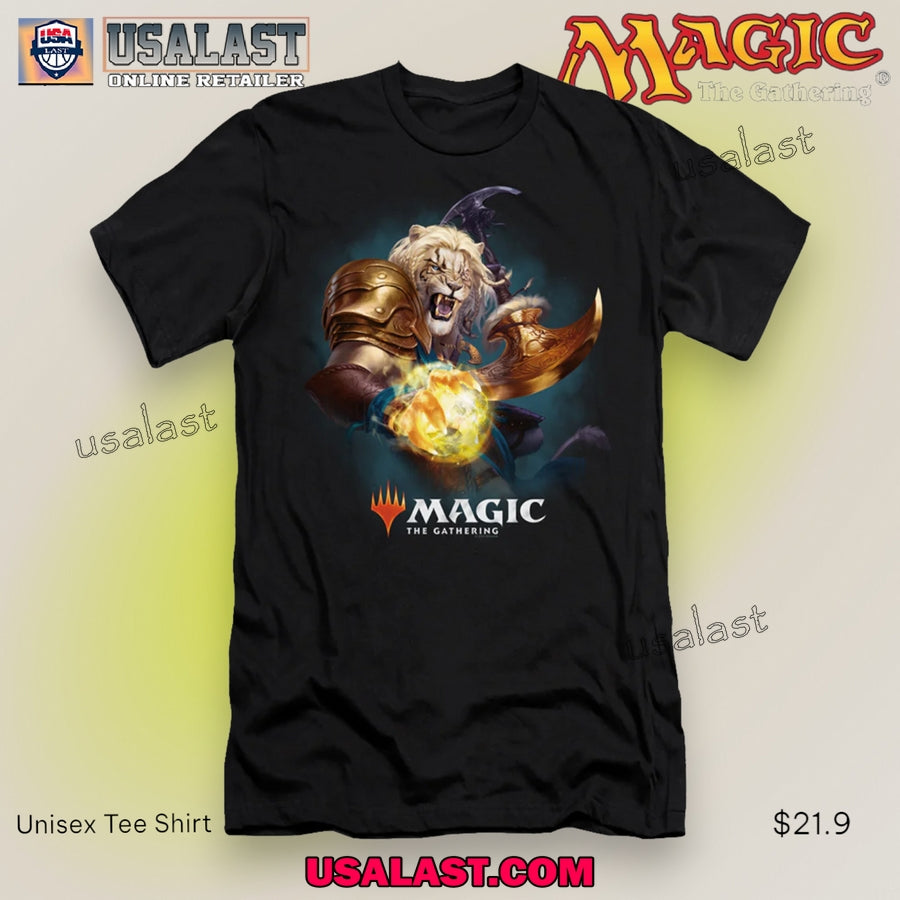 Magic The Gathering Ajani Goldmane Classic - Adult & Kids T-Shirts, Sweatshirts & Hoodies apparel design preview 1