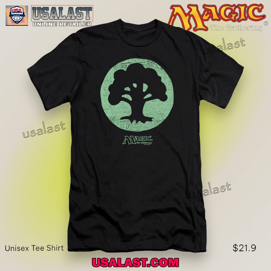 Magic The Gathering Green Symbol - Adult & Kids T-Shirts, Sweatshirts & Hoodies apparel design preview 1