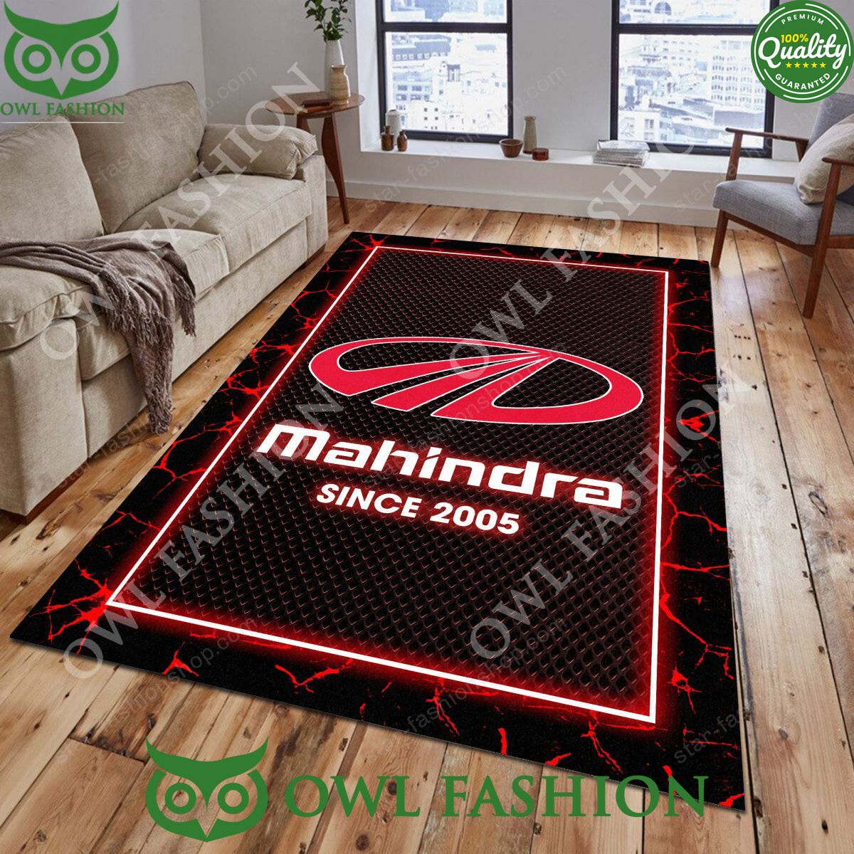 Mahindra heavy light duty commercial vehicles Rug - Adult & Kids T-Shirts, Sweatshirts & Hoodies apparel design preview 1