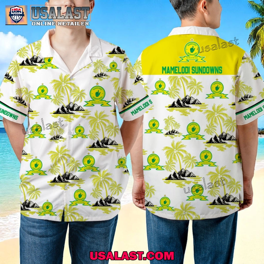 Mamelodi Sundowns FC Aloha Hawaiian - Adult & Kids T-Shirts, Sweatshirts & Hoodies apparel design preview 1