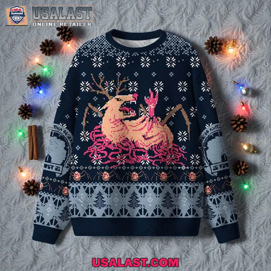 Man is The Warmest Place to Hide Ugly Christmas - Adult & Kids T-Shirts, Sweatshirts & Hoodies apparel design preview 1