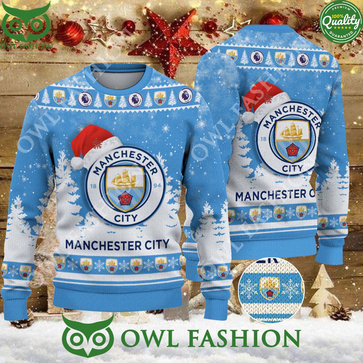 Manchester City EPL Champion 2024 Limited Ugly - Adult & Kids T-Shirts, Sweatshirts & Hoodies apparel design preview 1