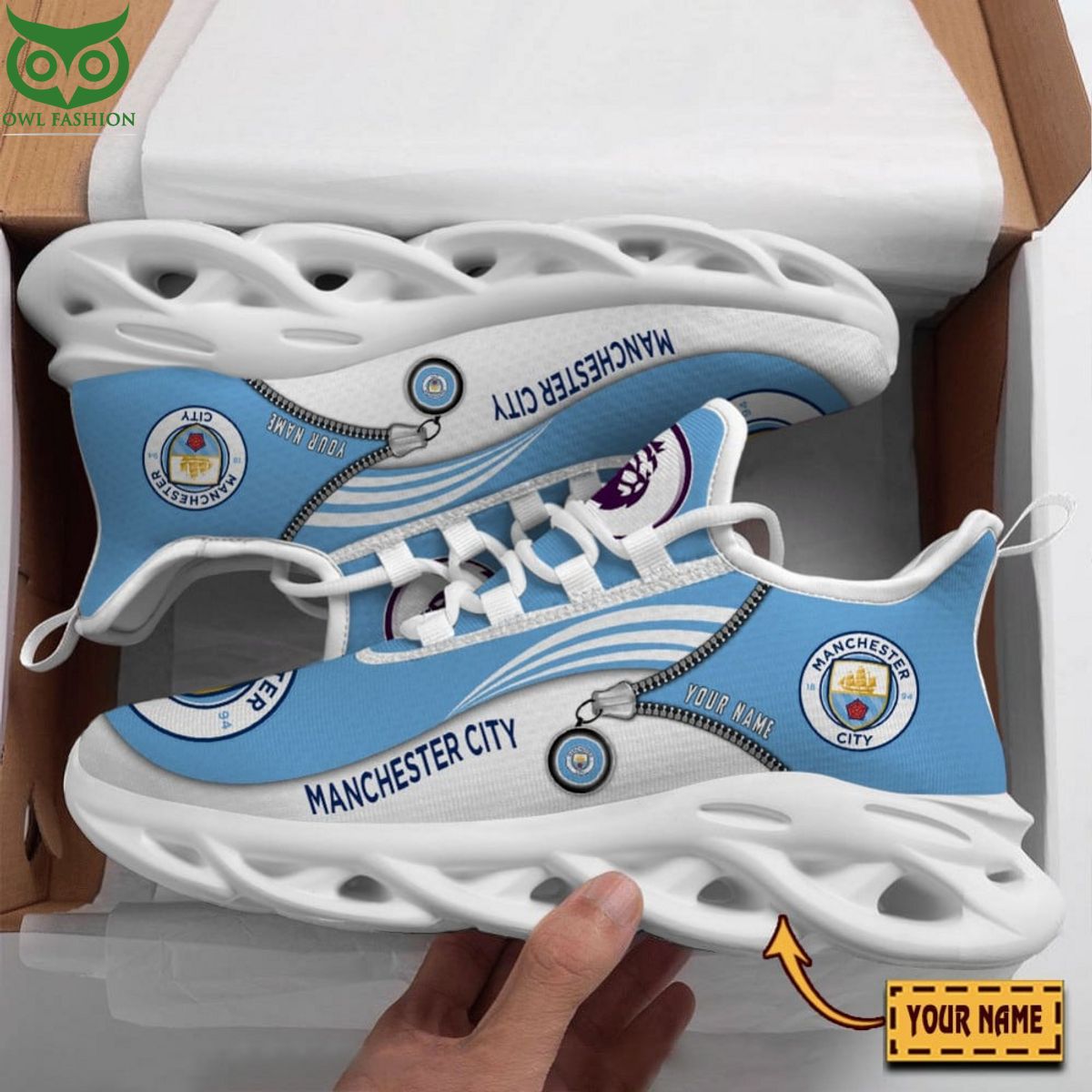 Manchester City F.C Premiership Team Max Soul - Adult & Kids T-Shirts, Sweatshirts & Hoodies apparel design preview 1