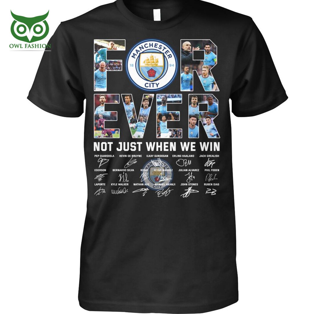 Manchester City Premier League Forever 2023 3D - Adult & Kids T-Shirts, Sweatshirts & Hoodies apparel design preview 1