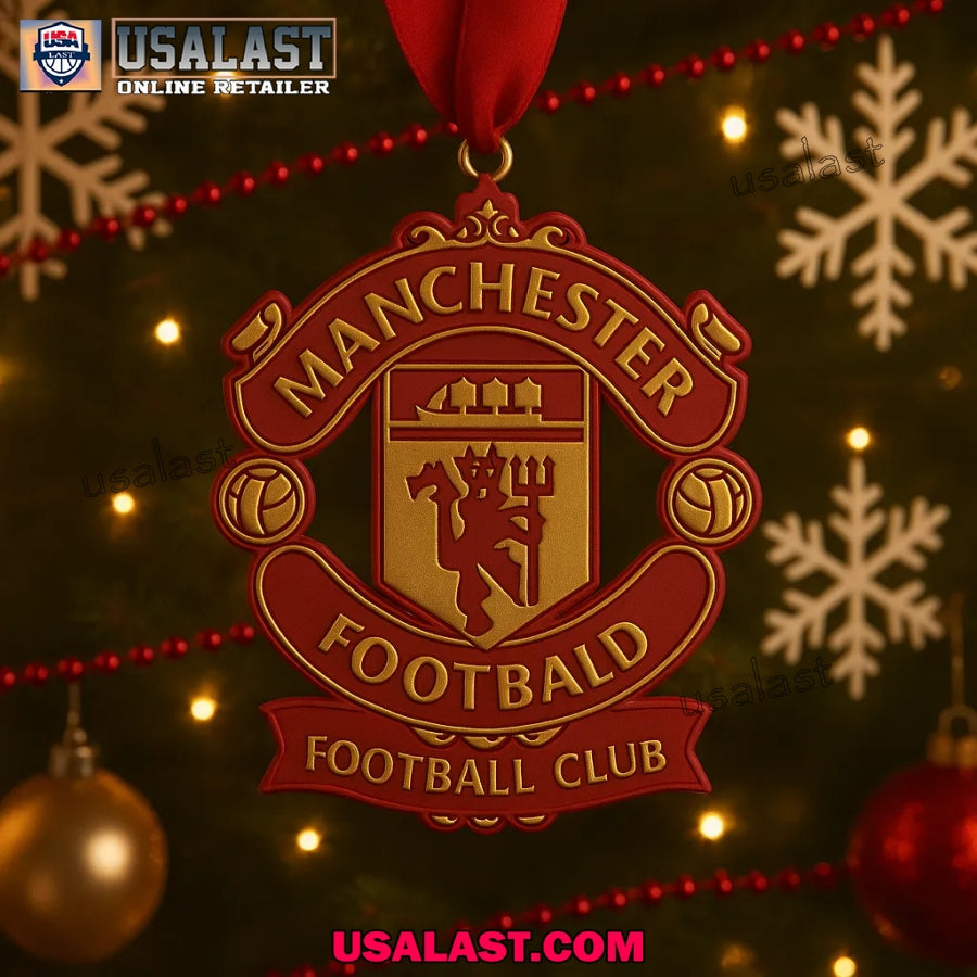 Manchester United FC Commemorative Hanging Ornament - Adult & Kids T-Shirts, Sweatshirts & Hoodies apparel design preview 1
