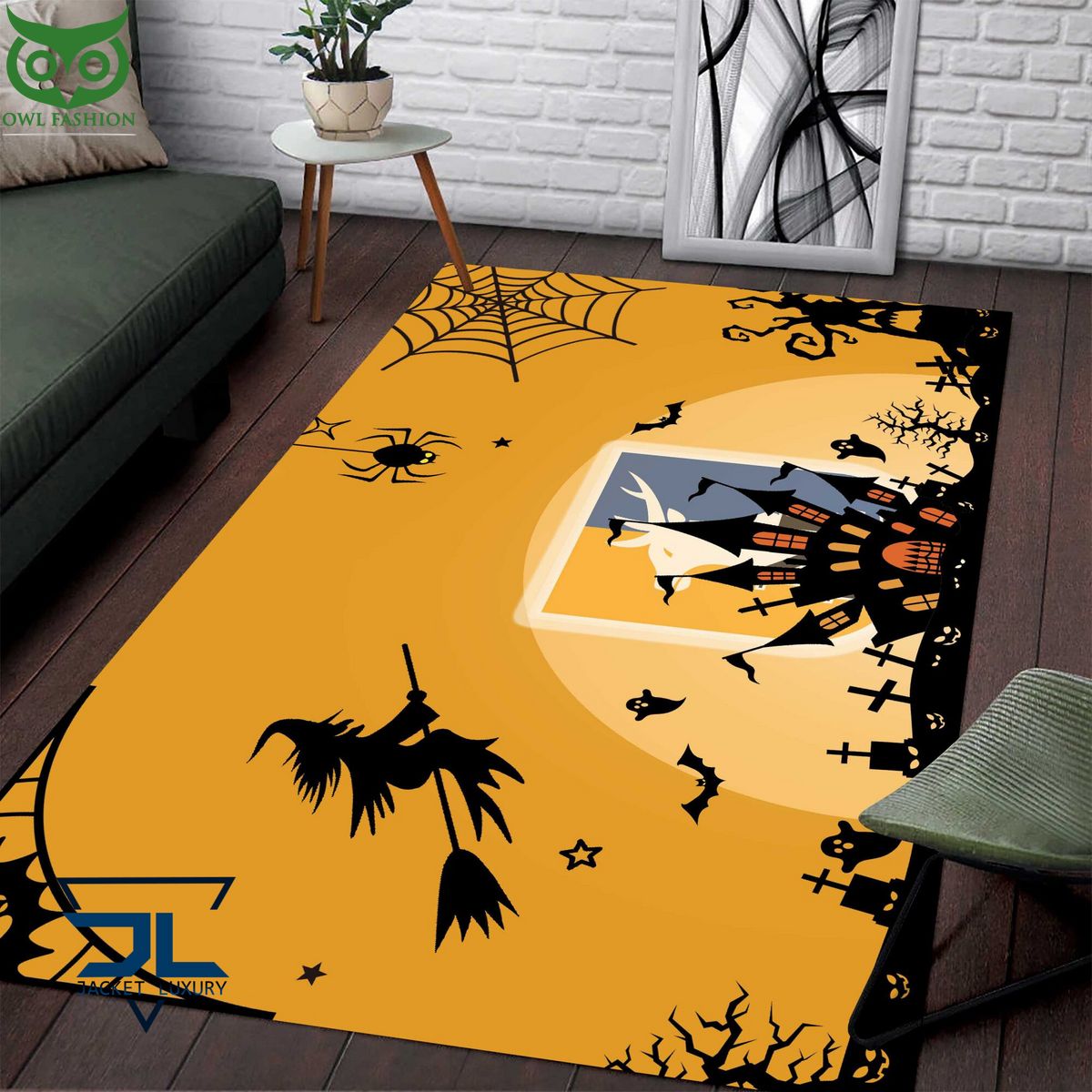 Mansfield Town EFL Halloween Carpet Rug - Adult & Kids T-Shirts, Sweatshirts & Hoodies apparel design preview 1