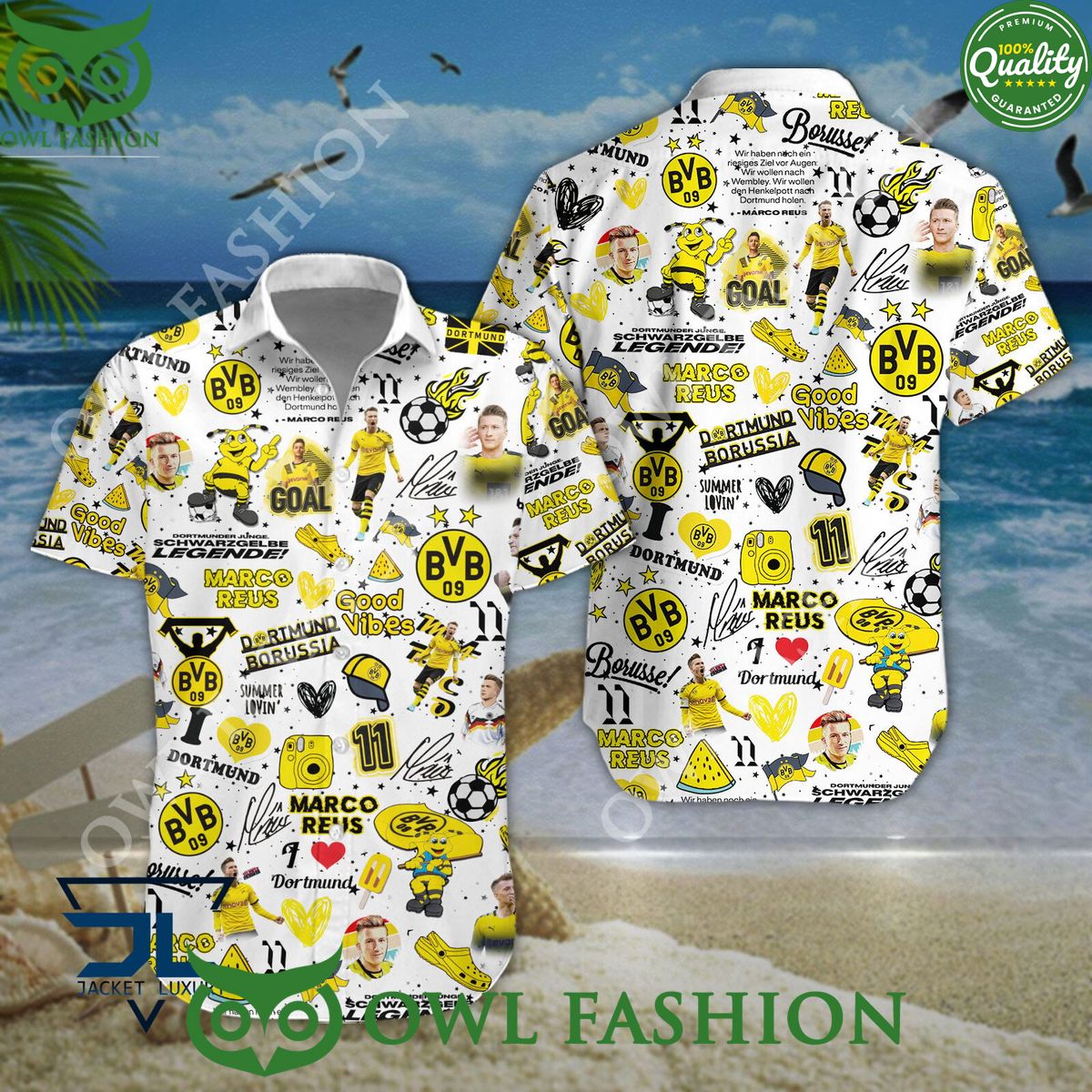 Marco Reus Good Vibes Borussia Dortmund Junge - Adult & Kids T-Shirts, Sweatshirts & Hoodies apparel design preview 1