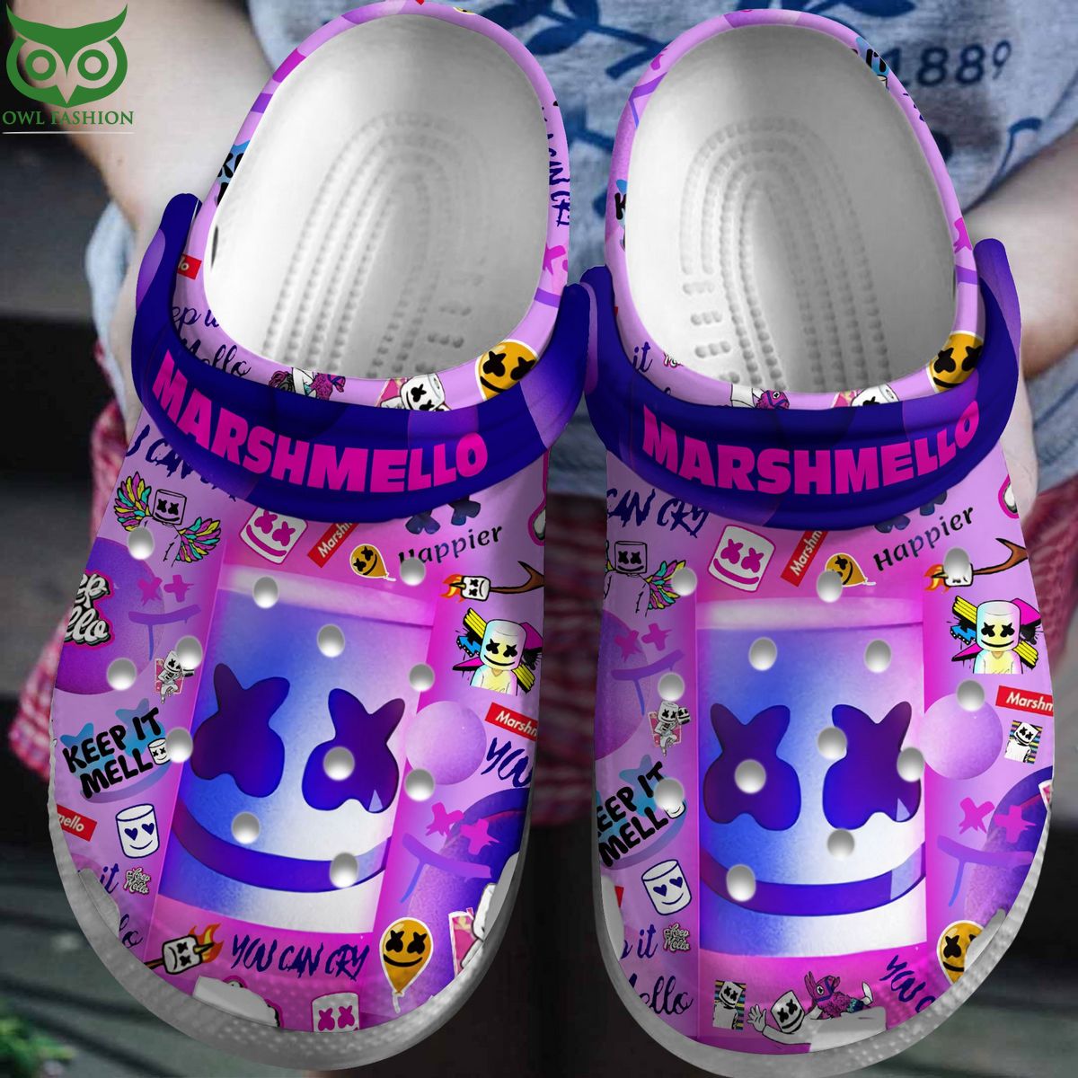 Marshmello Famous Producer Premium Clogs - Adult & Kids T-Shirts, Sweatshirts & Hoodies apparel design preview 1