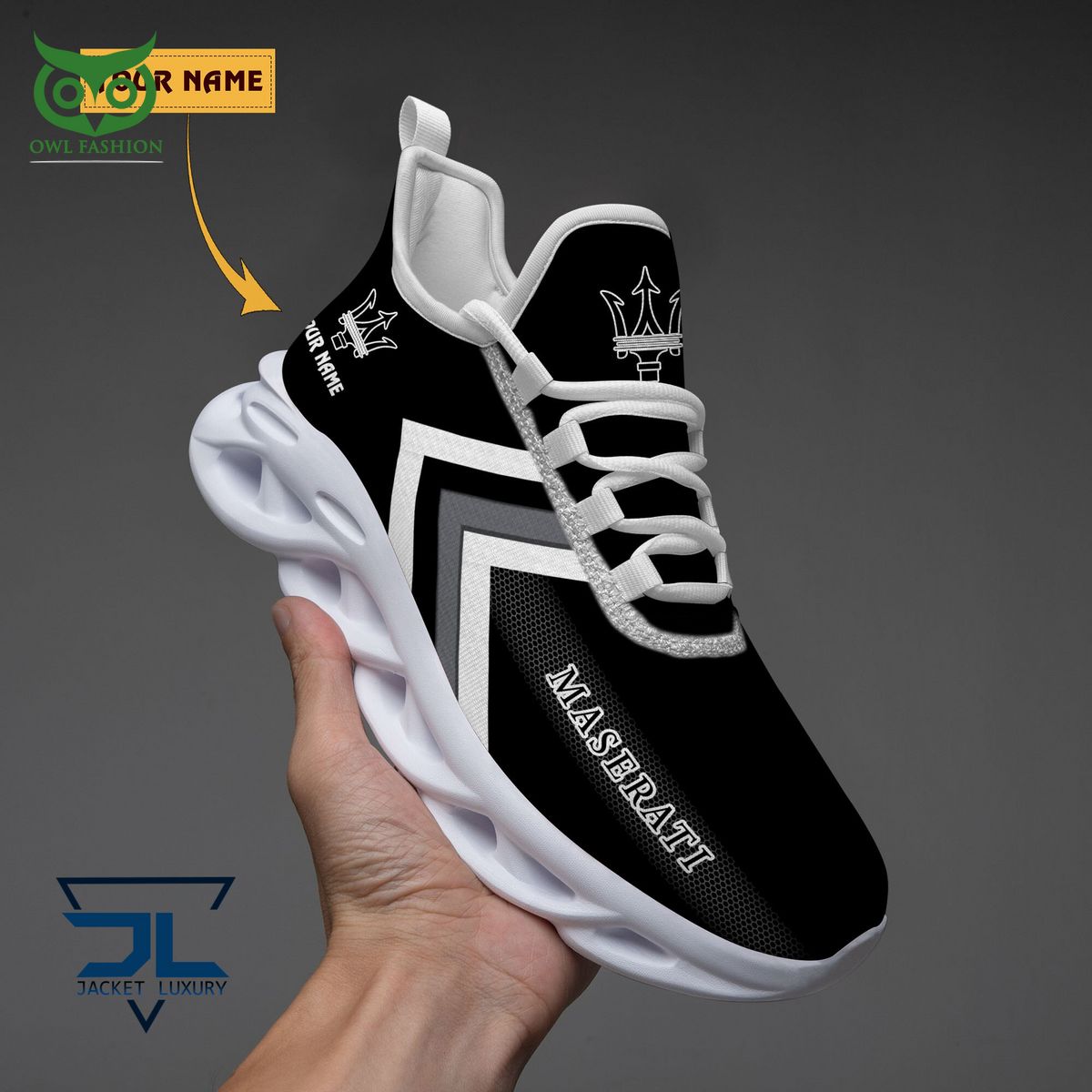 Maserati Automobile Brand Personalized Max Soul Shoes - Adult & Kids T-Shirts, Sweatshirts & Hoodies apparel design preview 1