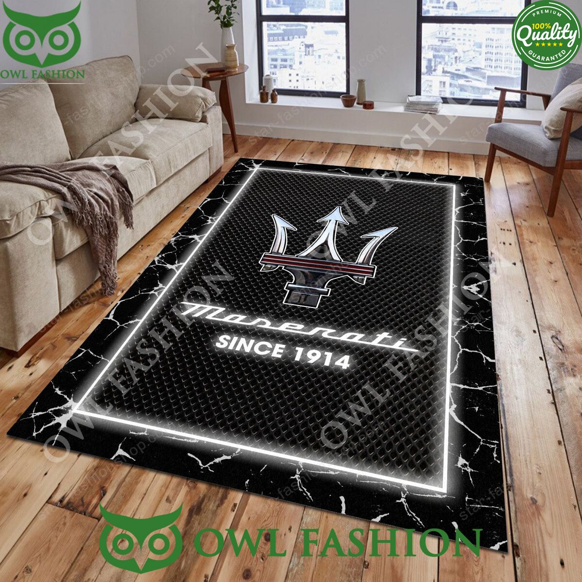 Maserati Home Living Room Lighting Rug Carpet - Adult & Kids T-Shirts, Sweatshirts & Hoodies apparel design preview 1