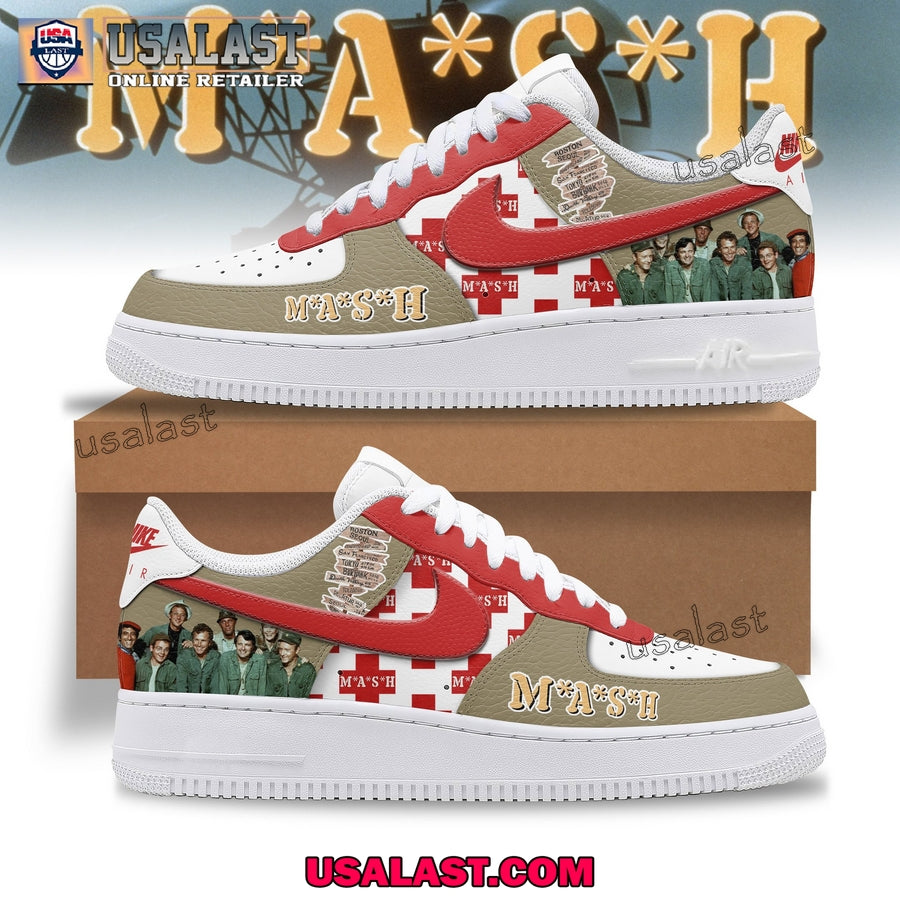 MASH Band Custom Air Force 1s Shoes Sneakers - Adult & Kids T-Shirts, Sweatshirts & Hoodies apparel design preview 1