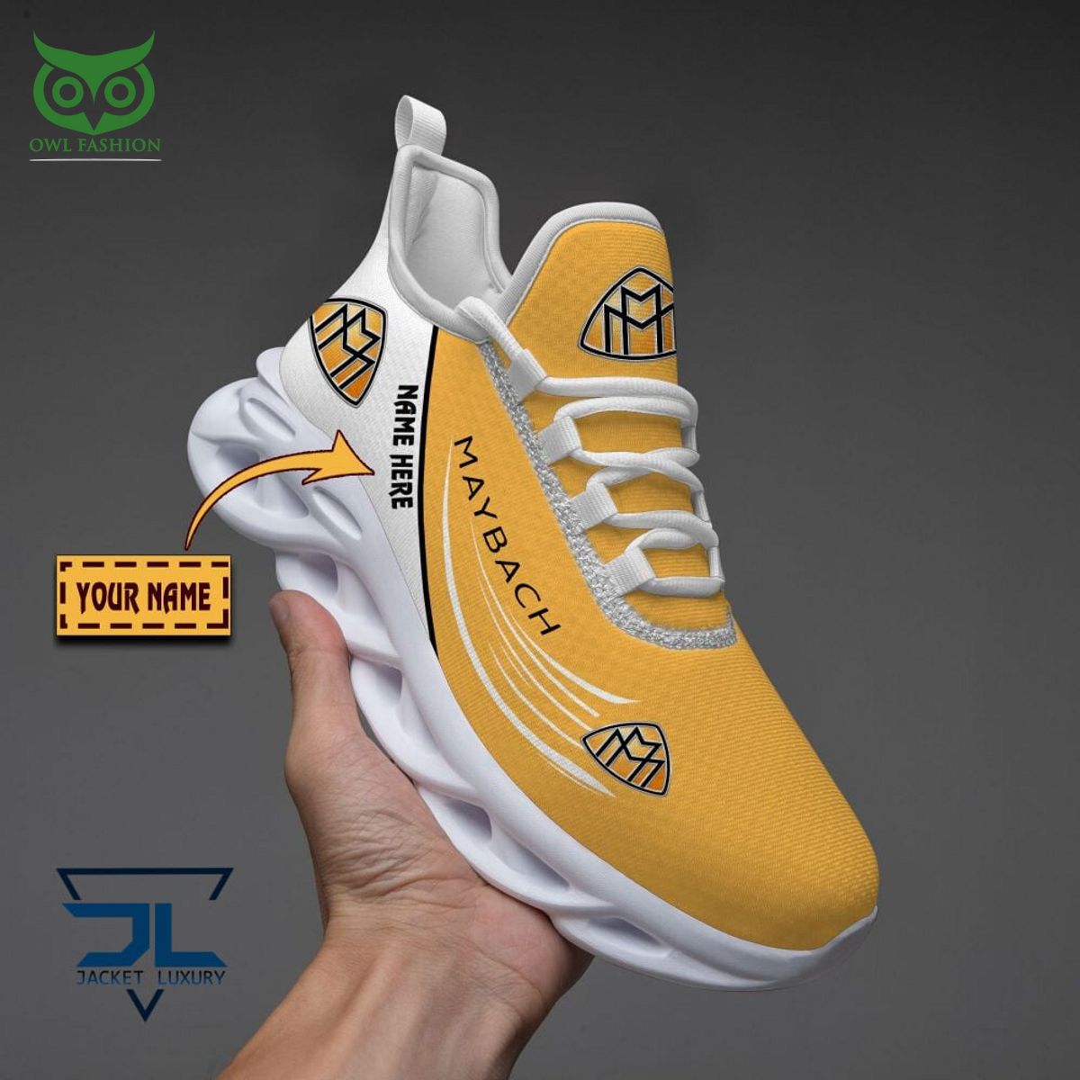 Maybach Car Brand Personalized Max Soul Sneakers - Adult & Kids T-Shirts, Sweatshirts & Hoodies apparel design preview 1