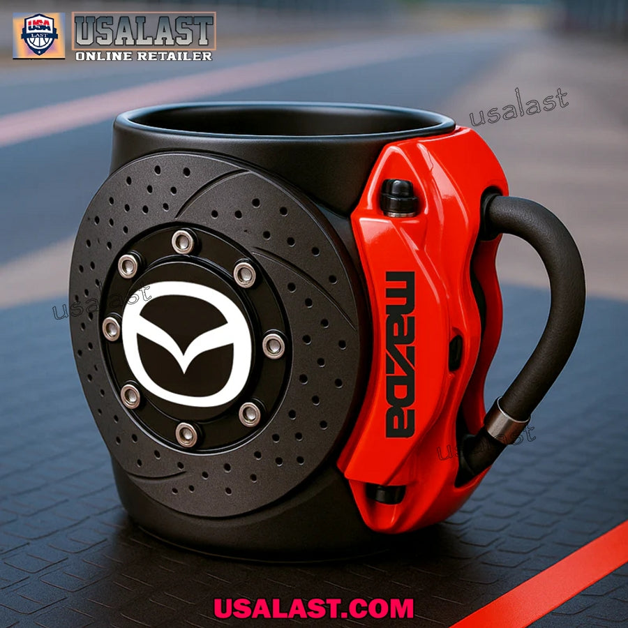 Mazda Car Logo Brake Caliper Mug - Adult & Kids T-Shirts, Sweatshirts & Hoodies apparel design preview 1