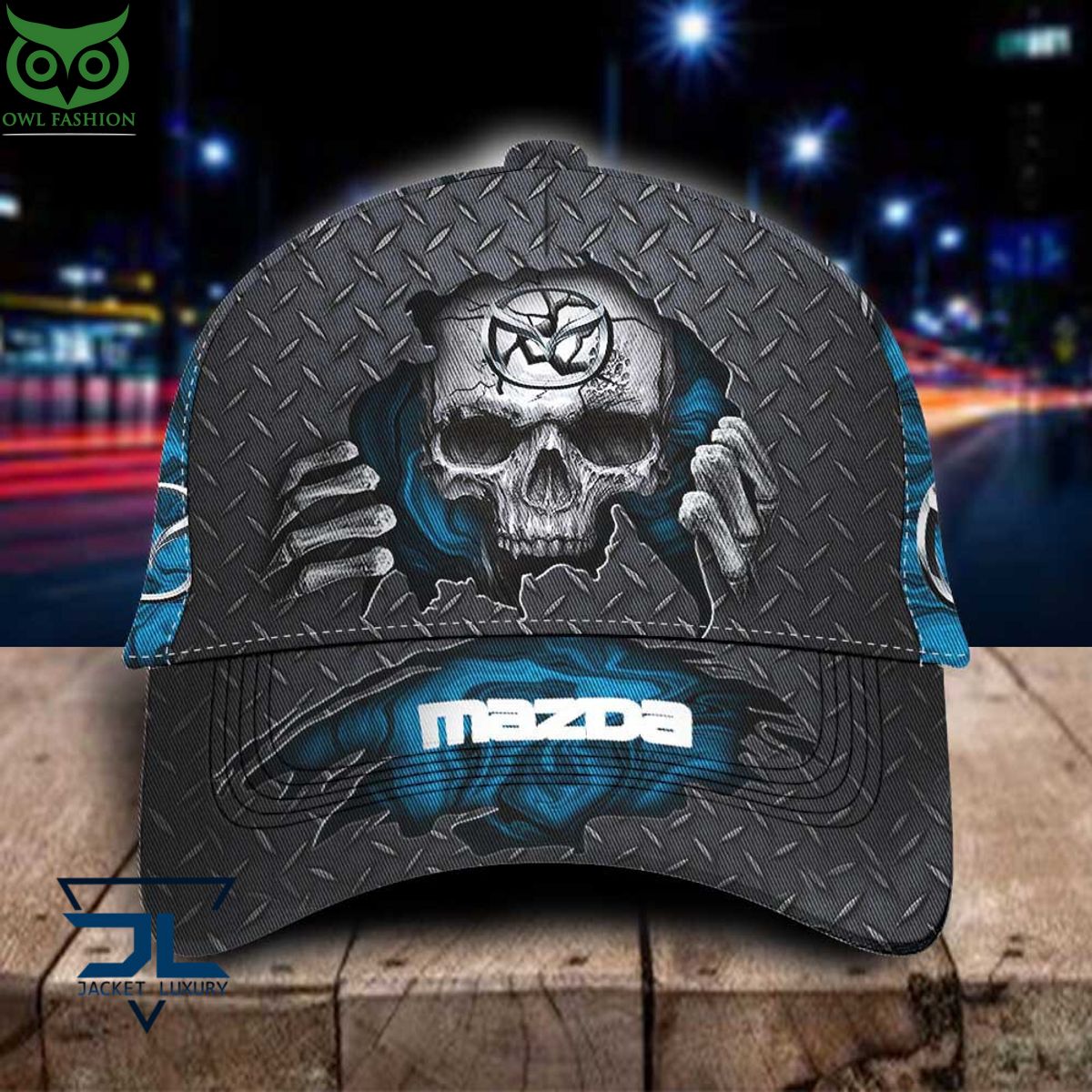 Mazda Car Skull Metal New Classic Cap - Adult & Kids T-Shirts, Sweatshirts & Hoodies apparel design preview 1