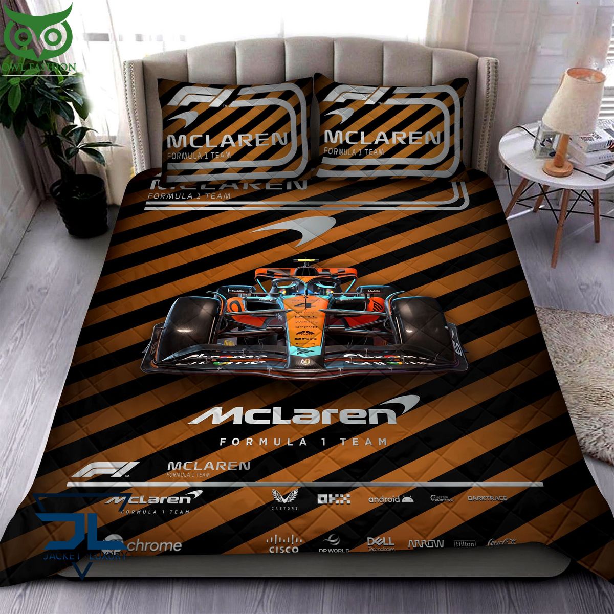 McLaren F1 Team Duvet Cover only - Adult & Kids T-Shirts, Sweatshirts & Hoodies apparel design preview 1