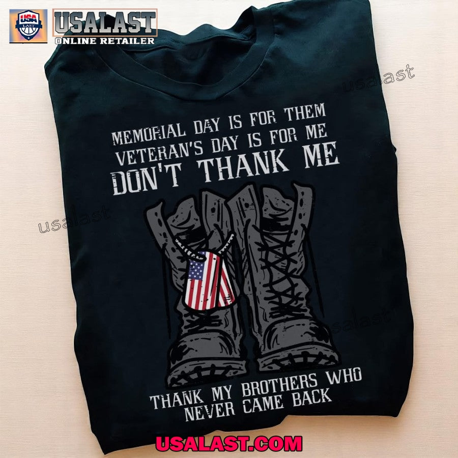 Memorial Day Veteran For Me Boots Dog Tag Men Women - Adult & Kids T-Shirts, Sweatshirts & Hoodies apparel design preview 1