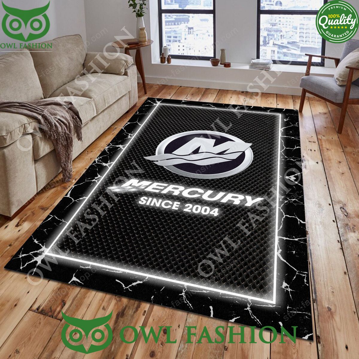 Mercury Marine Car Brand Trending 2024 Lighting Rug - Adult & Kids T-Shirts, Sweatshirts & Hoodies apparel design preview 1