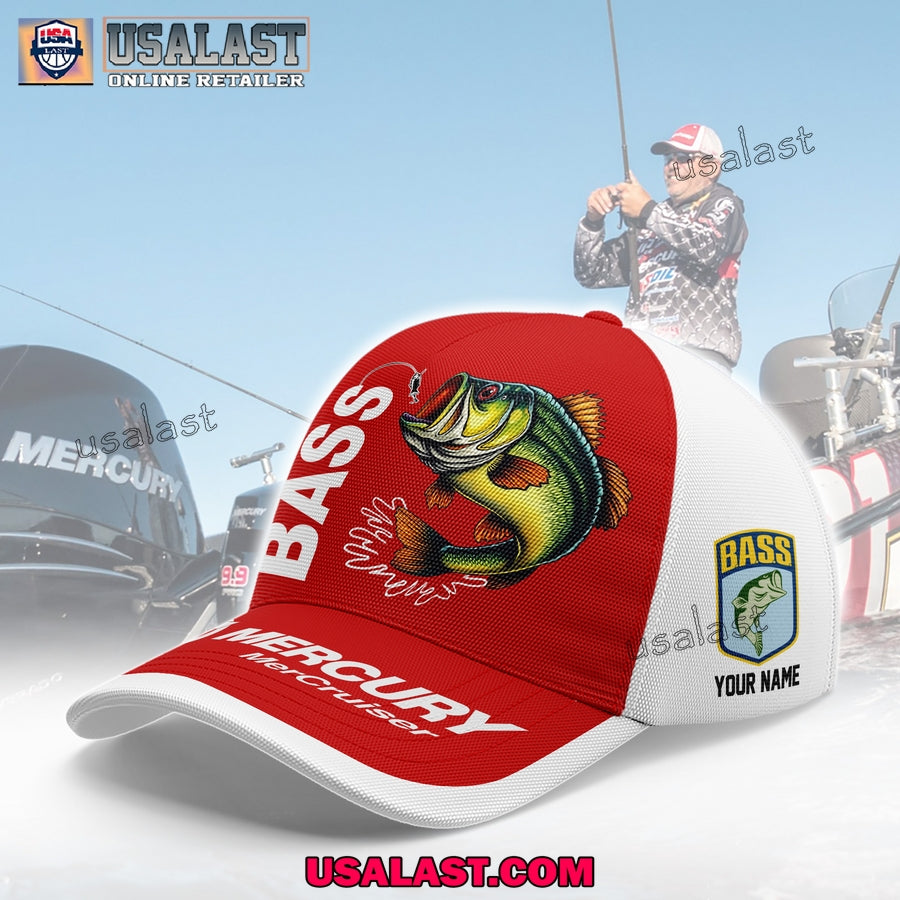 Mercury Marine Fishing Boat Custom Classic Hat Cap - Adult & Kids T-Shirts, Sweatshirts & Hoodies apparel design preview 1