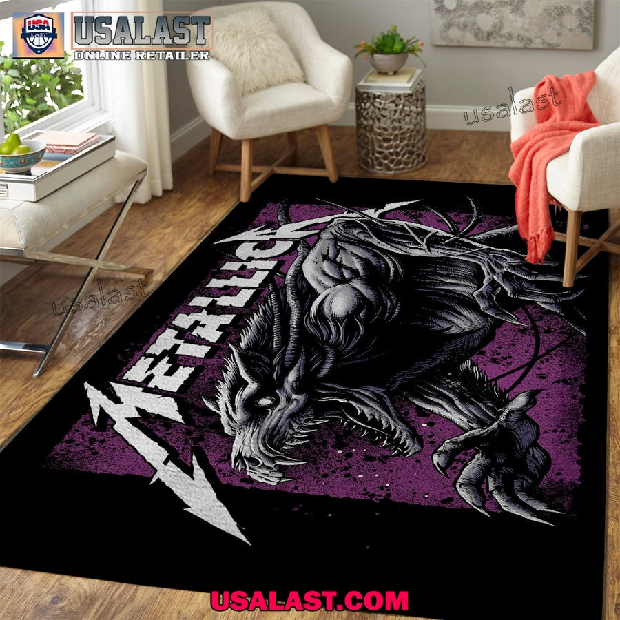 Metallica Band Monster Rectangular Rug - Adult & Kids T-Shirts, Sweatshirts & Hoodies apparel design preview 1