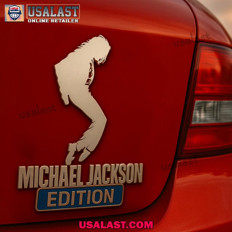 Michael Jackson Edition Car Emblem Custom 3D Badge - Adult & Kids T-Shirts, Sweatshirts & Hoodies apparel design preview 1