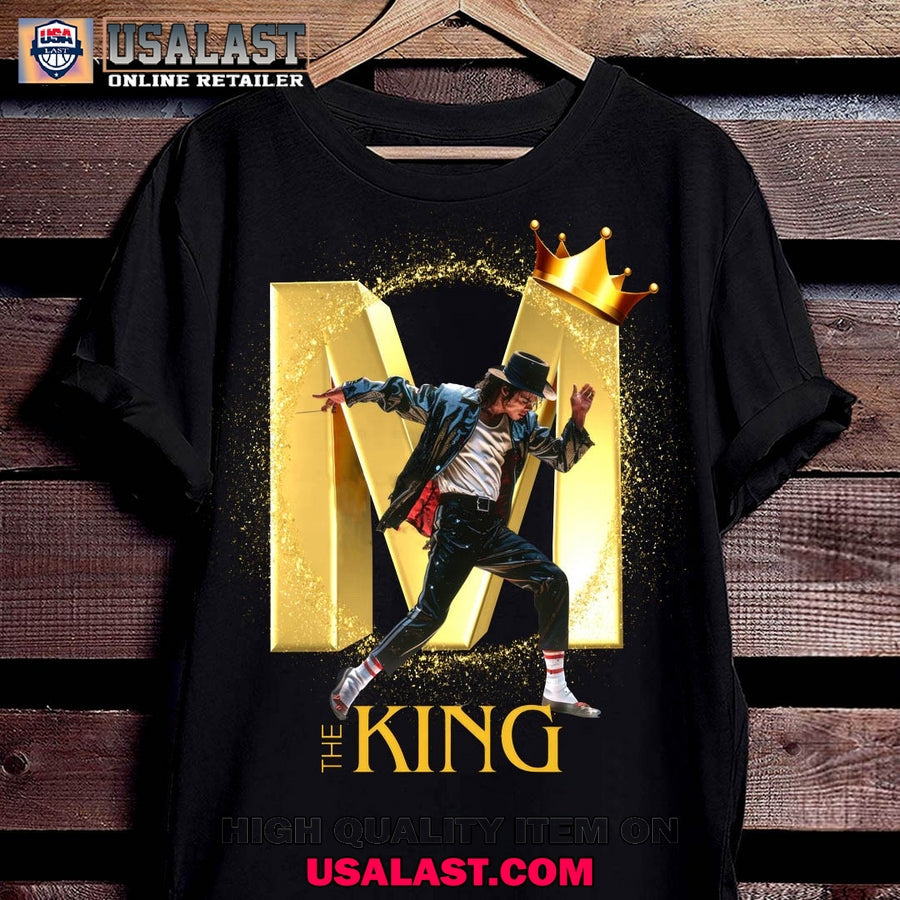 Michael Jackson The King Round Neck - Adult & Kids T-Shirts, Sweatshirts & Hoodies apparel design preview 1