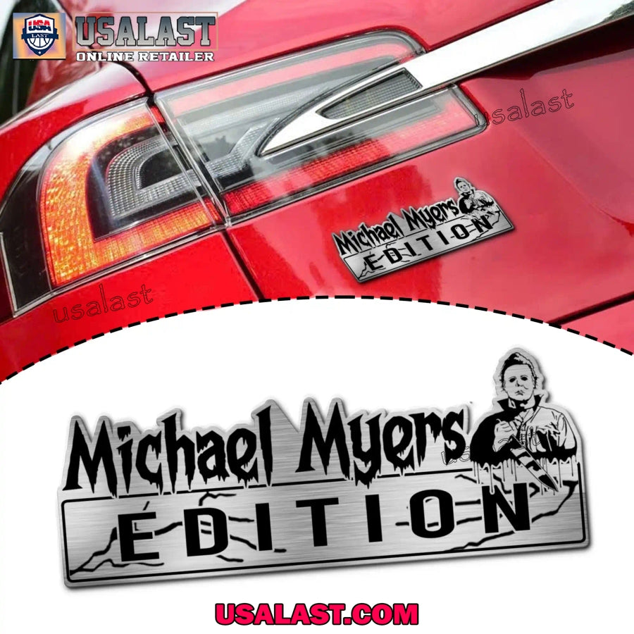 Michael Myers Halloween Custom 3D Car Badge Sticker - Adult & Kids T-Shirts, Sweatshirts & Hoodies apparel design preview 1
