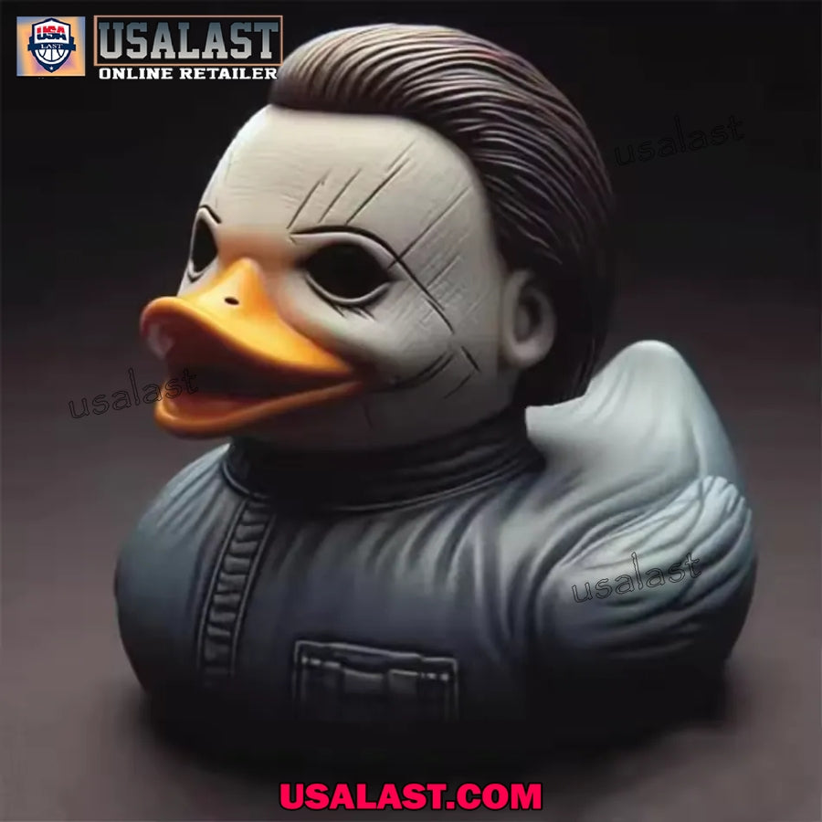 Michael Myers Halloween Horror Duck Resin Ornament - Adult & Kids T-Shirts, Sweatshirts & Hoodies apparel design preview 1
