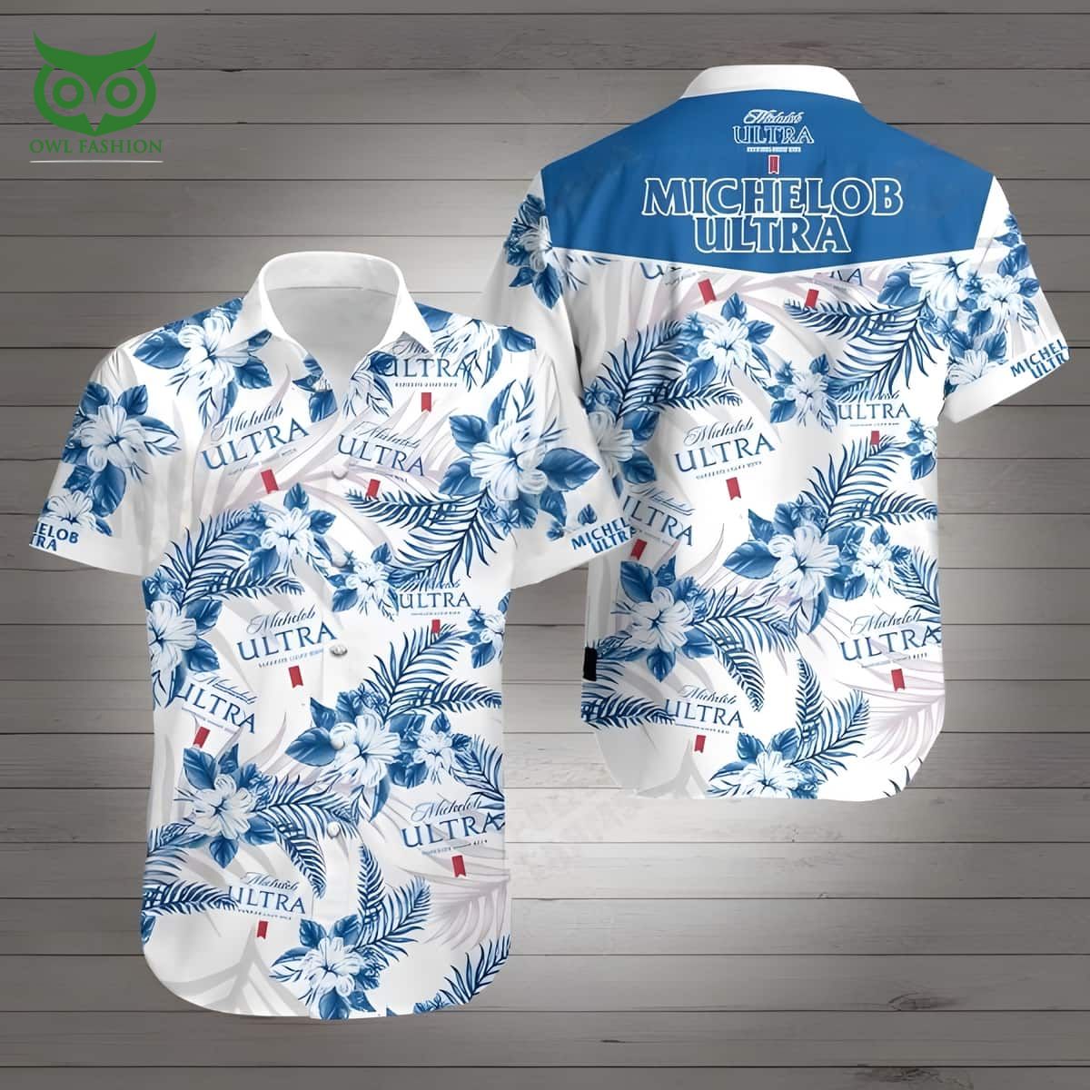 Michelob Ultra Hawaiian Blue Hibiscus Flower Gift For - Adult & Kids T-Shirts, Sweatshirts & Hoodies apparel design preview 1