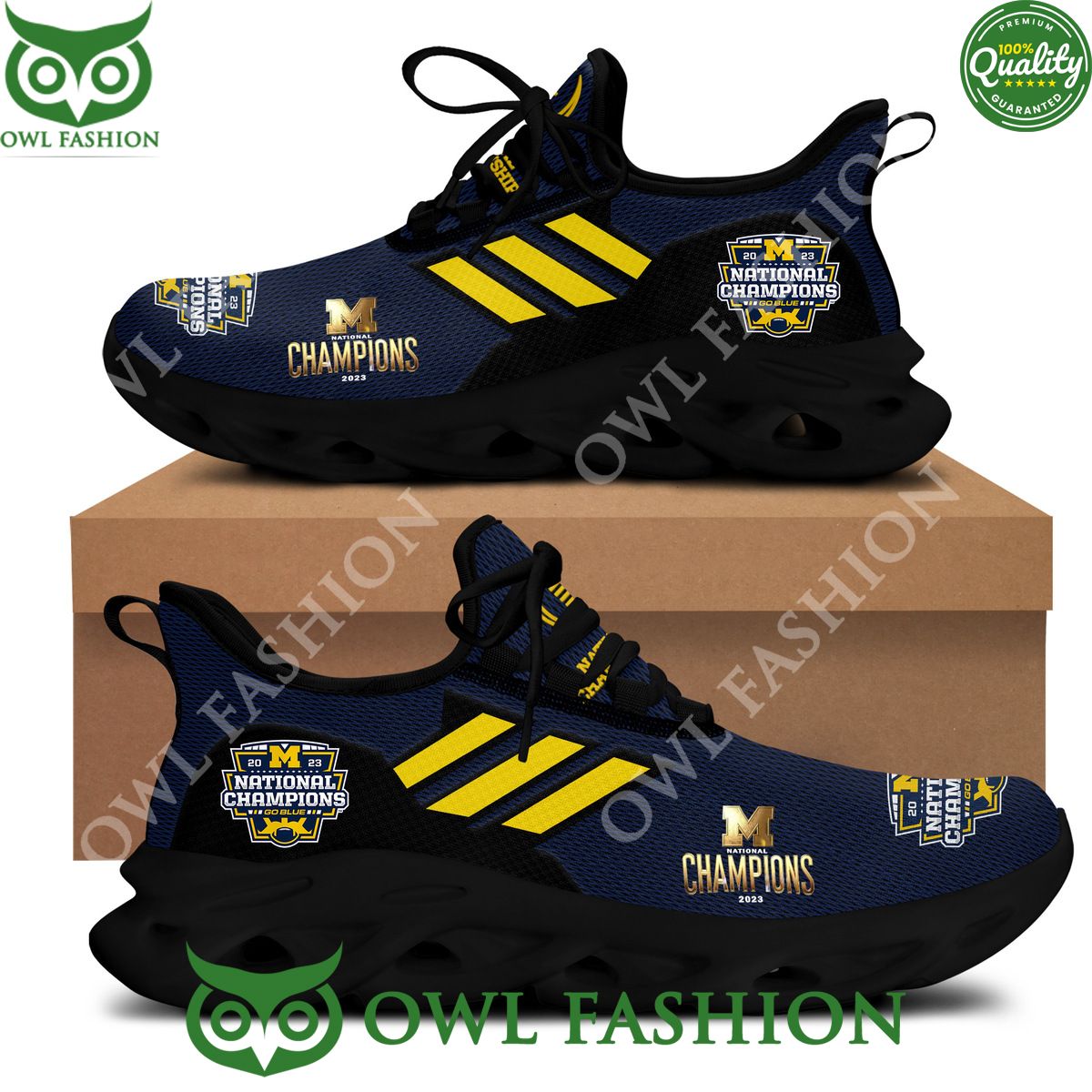 Michigan Wolverines 23 24 National Champions Running - Adult & Kids T-Shirts, Sweatshirts & Hoodies apparel design preview 1