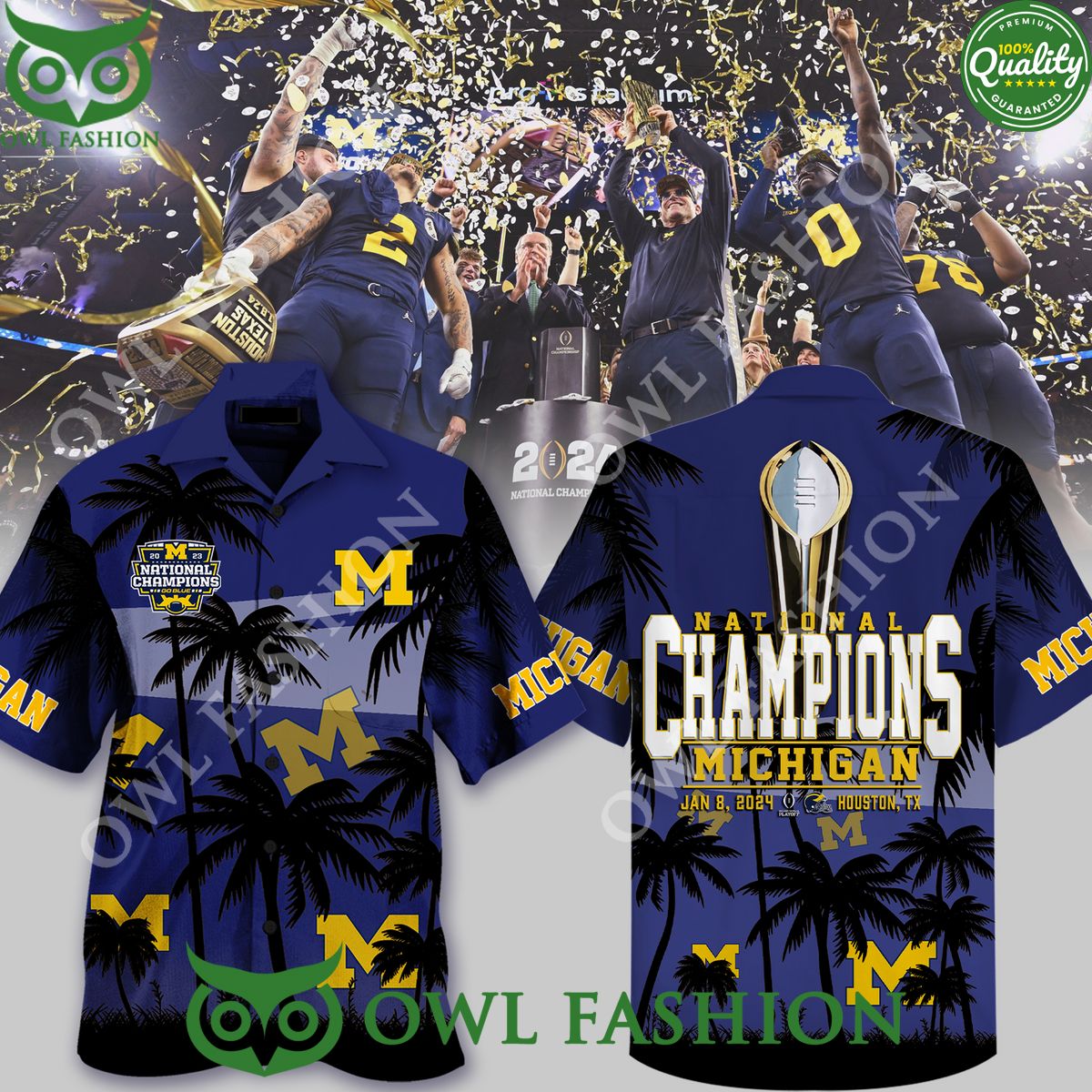Michigan Wolverines football 2023 NATIONAL - Adult & Kids T-Shirts, Sweatshirts & Hoodies apparel design preview 1