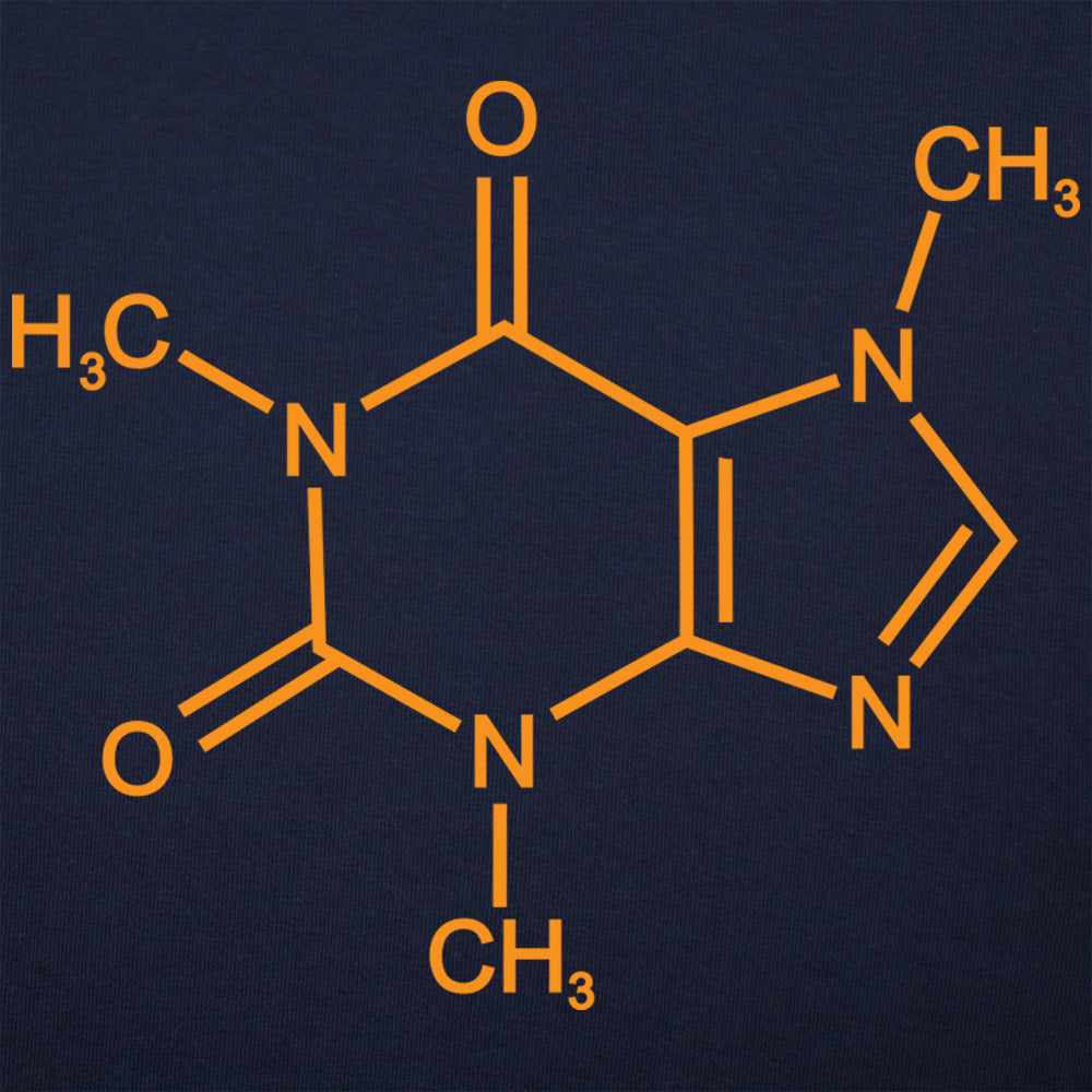 Mighty Caffeine Molecule - Adult & Kids T-Shirts, Sweatshirts & Hoodies apparel design preview 1