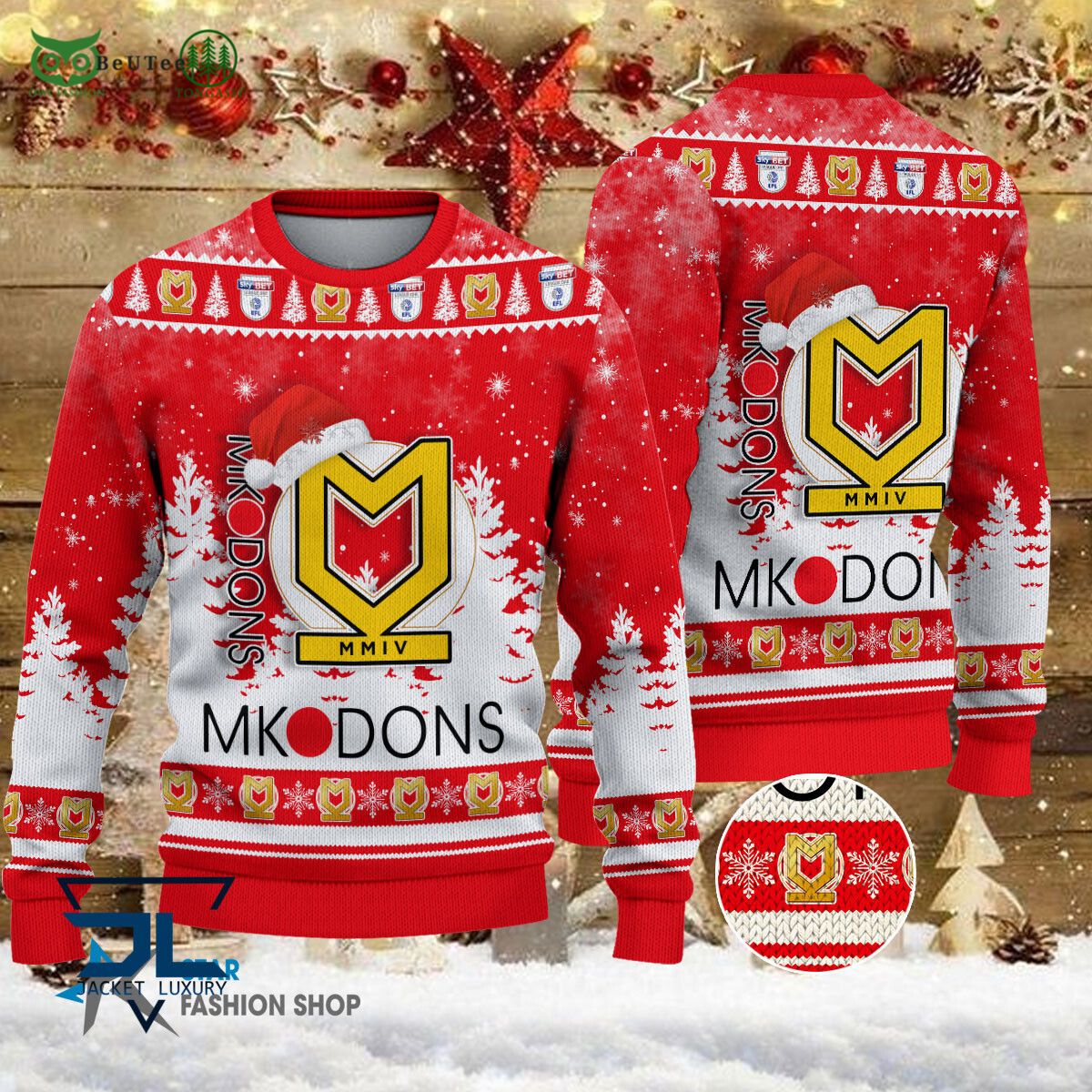 Milton Keynes Dons EFL English Football League - Adult & Kids T-Shirts, Sweatshirts & Hoodies apparel design preview 1
