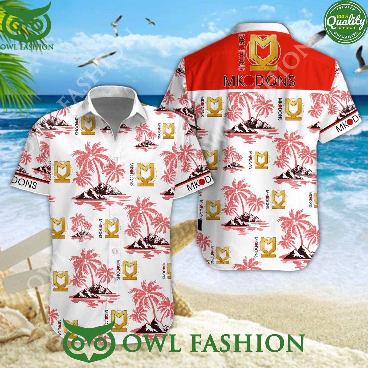 Milton Keynes Dons League One Tropical Limited - Adult & Kids T-Shirts, Sweatshirts & Hoodies apparel design preview 1